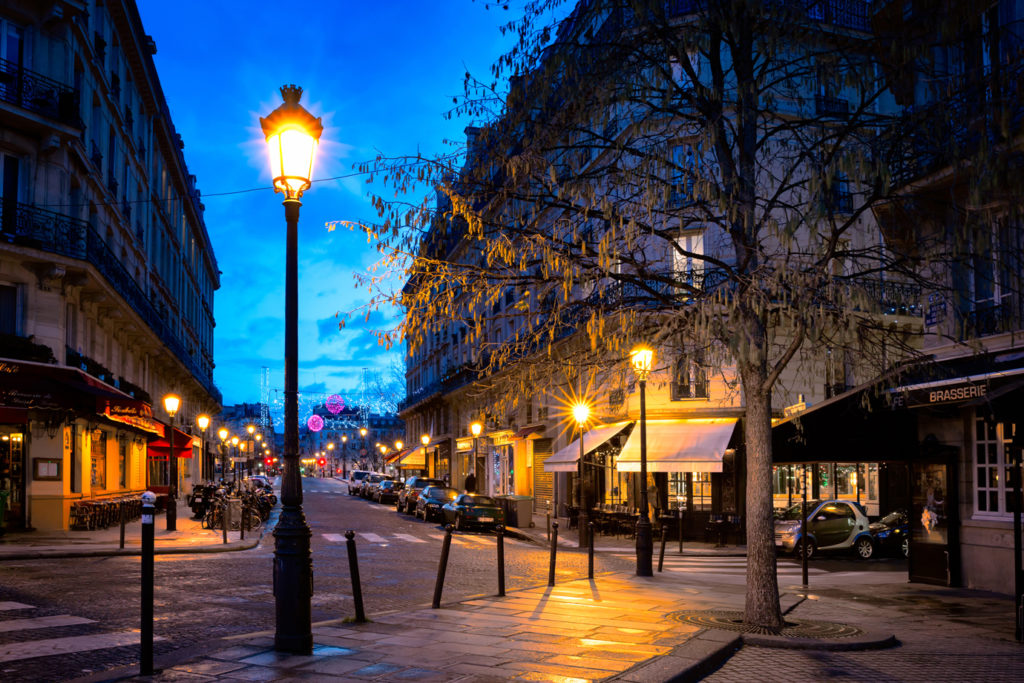 Lampadaires centre ville